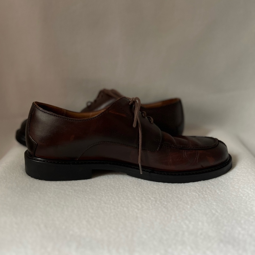 J Murphy by Johnston&Murphy Brown Leather Size 12M Lace Up Shoes - Picture 3 of 16